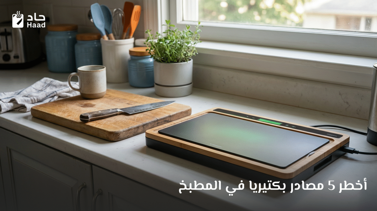 مصادر بكتيريا في المطبخ