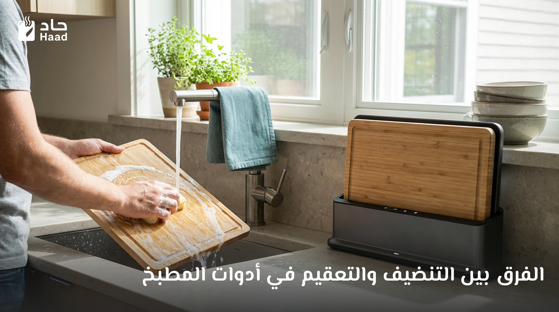 الفرق بين التنظيف والتعقيم